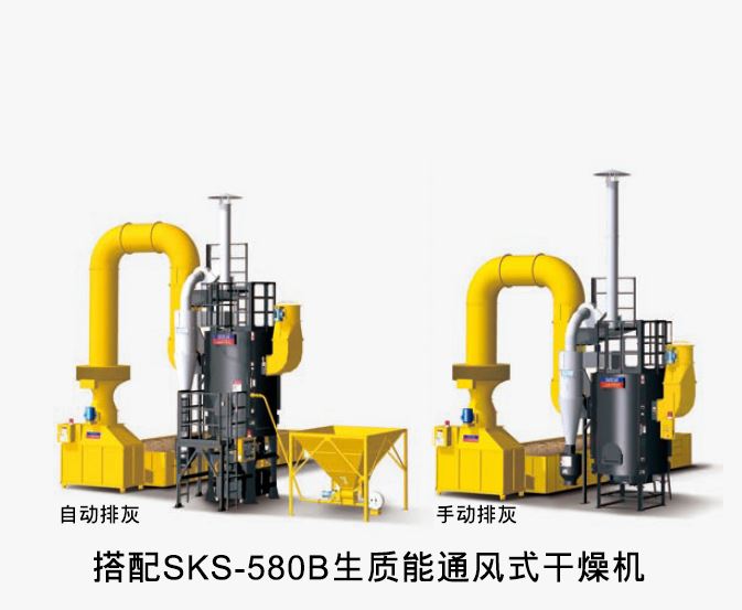 搭配SKS-580B生质能通风式干燥机