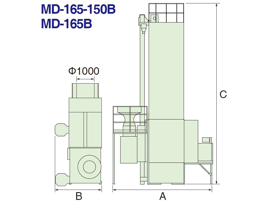 MD-165B尺寸图