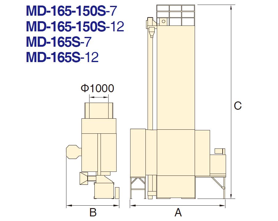MD-165S尺寸图
