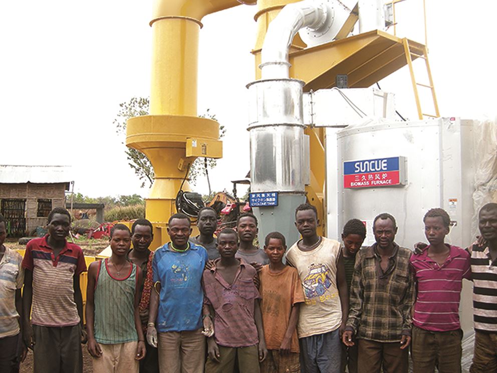 循環式乾燥機安裝在伊索比亞
