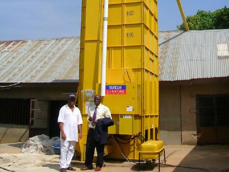 循環式乾燥機安裝於奈及利亞