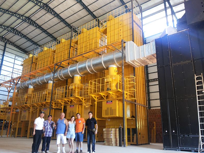 SB-130粗糠爐乾燥中心安裝於巴拉圭
