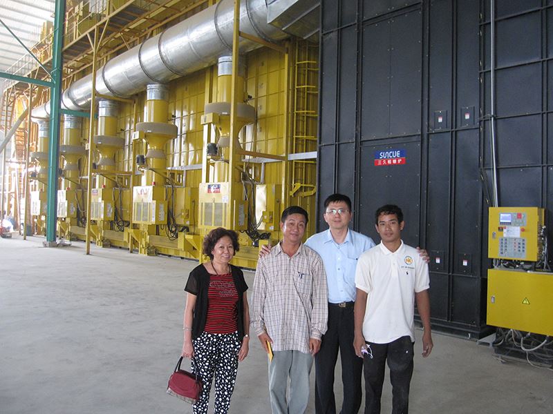 三久乾燥機安裝於柬埔寨