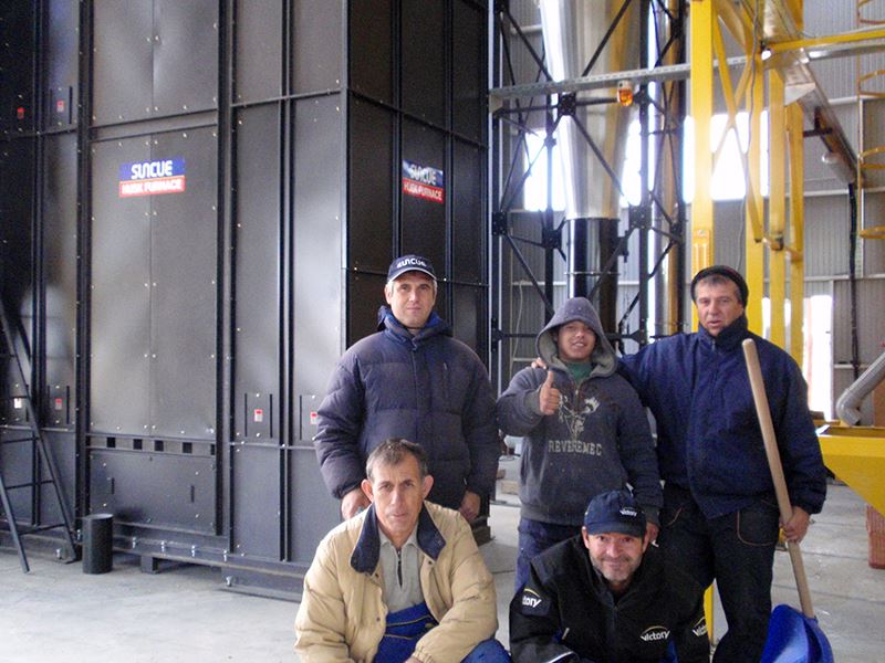 粗糠爐乾燥中心安裝於保加利亞